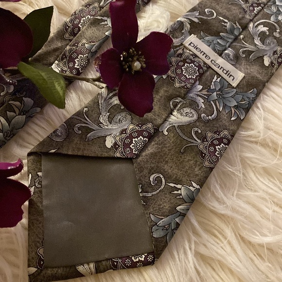 PIERRE CARDIN 100% silk tie - Picture 6 of 8